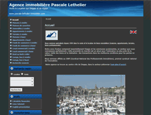 Tablet Screenshot of pascale-lethelier-immobilier.com